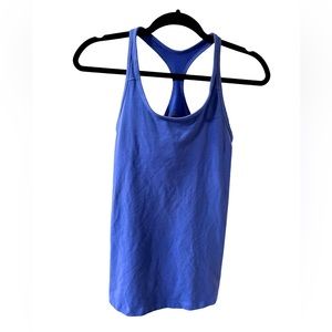 Nike women’s purple tank top with built in bra size medium